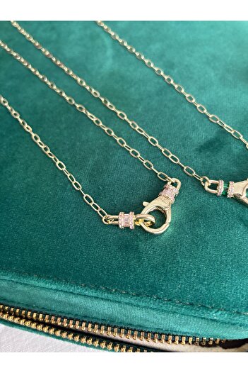 Miltonia Long Design Necklace with Hook Detail