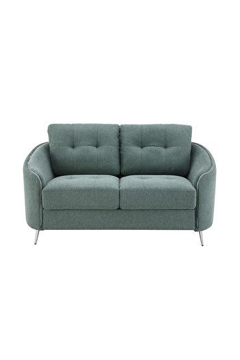 Danube Home Kruzer 2 Seater Fabric Sofa - Green L153xW86xH88cm