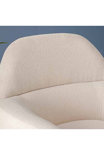 Danube Home Natsuda 1 Seater Fabric Sofa - Beige L81xW84xH85cm