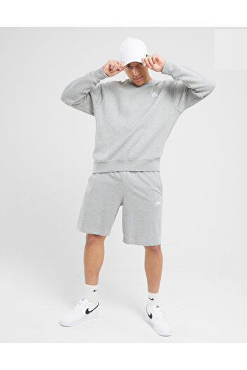 Nike Sportswear Club Jersey Cotton Shorts Unisex Pamuklu Ince Yazlık Şort Melanj