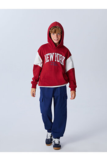 LC Waikiki Boys' Cargo Jogger Pants with Elastic Waist