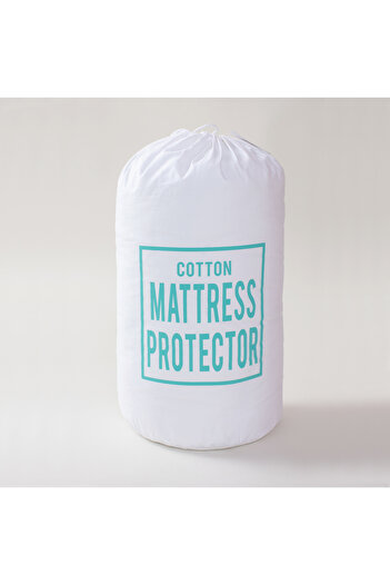 Boutique Blanche cotton king size mattress protector 200*200*25 cm