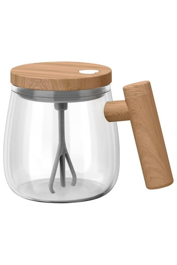 Primo Plus Electric Mixing Cup, High Borosilicate Glass, 7000rpm High Speed, Transparent, 400ML Capacity