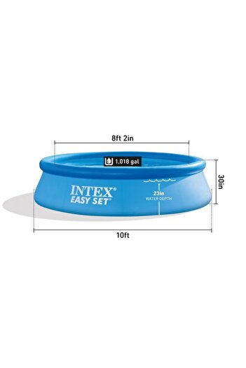 Intex Easy Set Inflatable Above Ground Pool – Round, 305x76cm