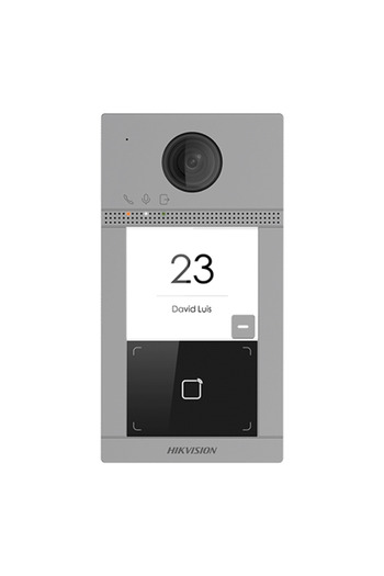 Hikvision KIT videointerfon Smart pentru o familie, Rj45 + Wi-Fi 2.4Ghz, Switch PoE, Card, Tag, –