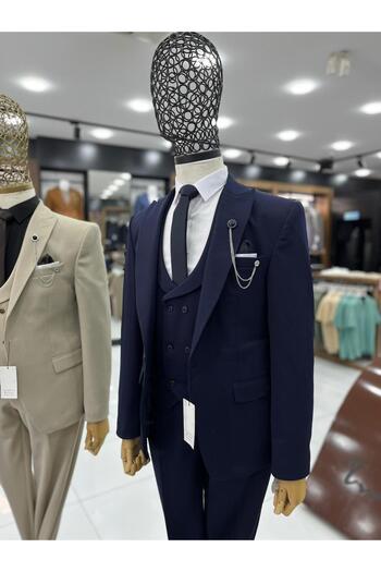 Twenhil Suit Full Set Navy Blue