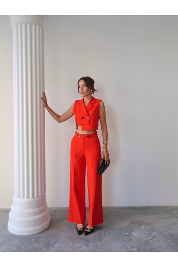 Swass Rachel Vest Double Suit Orange