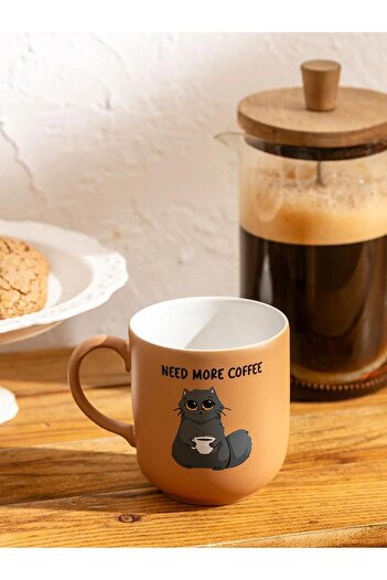 LC Waikiki Lcw Home Cat Printed Ceramic Mug 365 ml (W5)