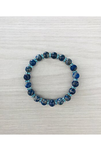 MK tasarım Real Lapis Lazuli Stone Bracelet Mk100154
