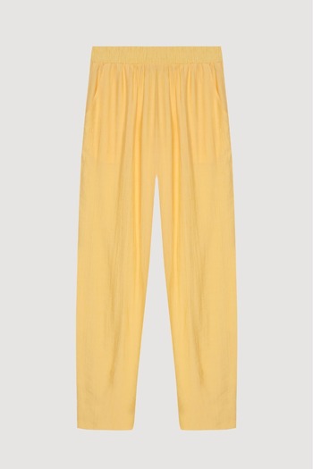 Quzu Pants - Yellow - Relaxed fit