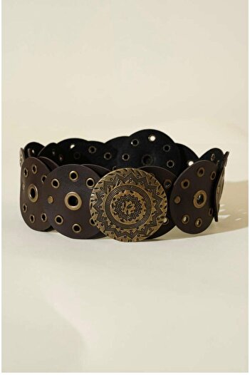 MODAM HİFA Vitage Style Women Belt Cowboy Waistband Dress Belt Shirt Belt Studded Belt Waist Belt