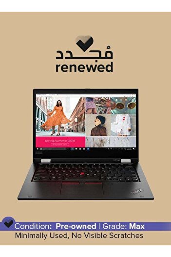LENOVO Pre-Owned Yoga 370 14-inch Intel Core i5 7th Gen 8 GB 256 GB Black Windows