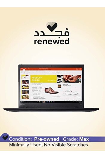 LENOVO Pre-Owned ThinkPad T470s 2017 14-inch Intel Core i7 7th Gen 4 GB 128 GB Black Windows