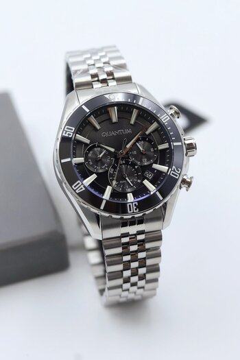 Quantum Steel Cord Men Wrist Watch Asw123-I2005Q