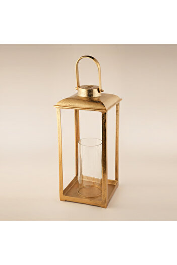 Lucerna Ramadan Lanterns Aluminum, Gold 15.75*7*7Cm