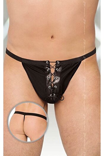 Softline Men's Thong Underwear, Softline, Model 4508, Black, Sizes S-L
