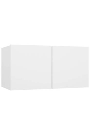 vidaxl 7 Piece TV Cabinet Set White Engineered Wood