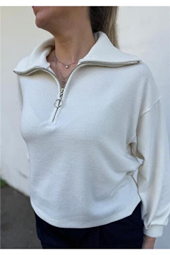 AYSL BUTİK Zipper Detailed Sweater