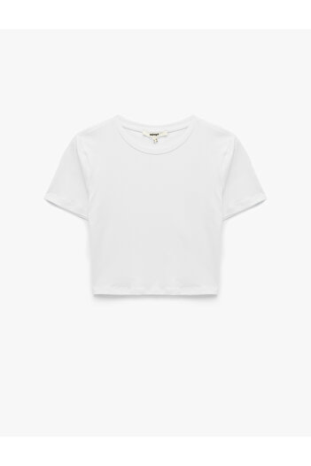Koton Cotton Slim Fit Short Sleeve Crew Neck T-Shirt
