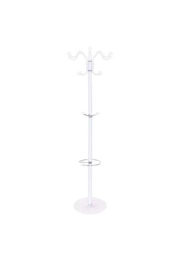 SERSIMO Metallic Coat Rack Sersimo, 12 Hooks, 174 cm, White