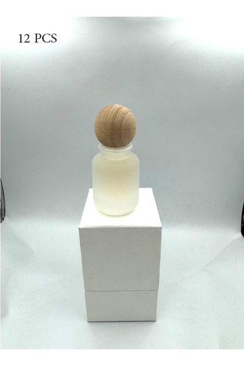 Mini توزيعات عطر ميني غطاء خشبي مع صندوق فاخر عدد 12 حبة (درزن كامل)