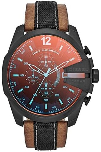 Diesel Men's DZ4305 Chief Series Analog Display Quartz Movement Brown Watch