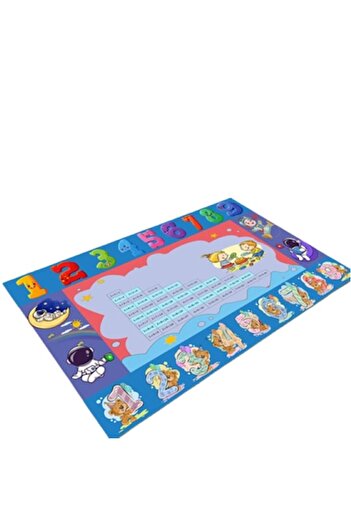 OEM Children's Rug, Non-Slip, Multiplication Table and Numbers, 120x180cm