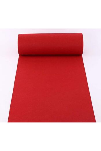 Generic Disposable Red Carpet Runner, 3m width x 30m length, 1mm Thickness, for Weddings, Exhibition, Hallwa