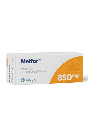 TABUK Metfor 850 mg, Oral Antihyperglycemic - 60 Tablets