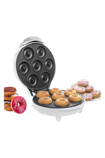 Nova Mini Donut Maker – 7 Capacity Electric Non-Stick Machine for DIY Donuts, Kids & Family Baking Fun