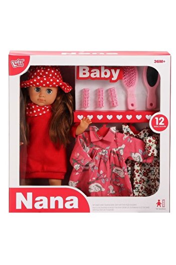 rexa Nana Singing Doll – 35cm with 2 Beautiful Dresses & Greek Songs