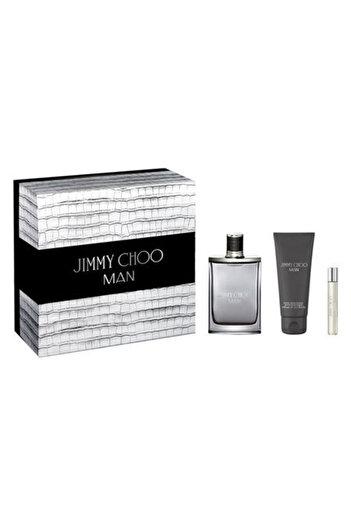 Jimmy Choo Man Gift Set Eau de Toilette, 100 ml + Shower Gel, 100 ml + Eau de Toilette, 7.5 ml