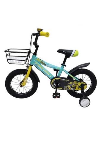 rexa Kids Bicycle with Storage Basket & Training Wheels – Size 14