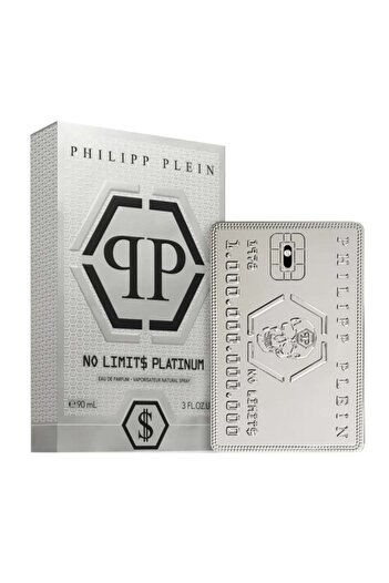 PHILIPP PLEIN No Limit$ Platinum Eau de Parfum, Men, 90 ml