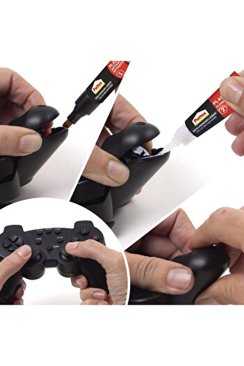 Pattex All Plastic Long-Lasting Super Glue with Quick Dry Activator