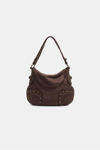 Stradivarius Studded shoulder bag