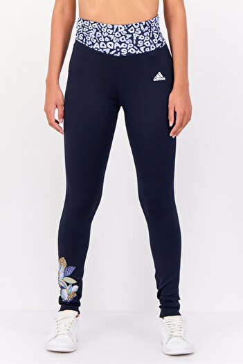 adidas Women Sportswear Fit Pull On Training Leggings, Navy