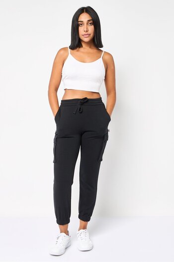 SKECHERS Women Sportswear Fit Outdoor Bobs Sweatpants, Black