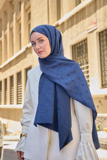 Silk Home Monogram Cotton Silk Shawl 461001-08