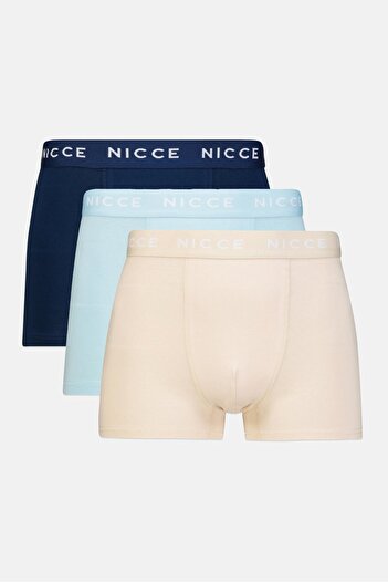 Nicce Men 3 Pack Brand Logo Boxers, Multicolor