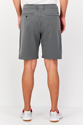 Quiksilver Men Sportswear Fit Training Shorts, Grey
