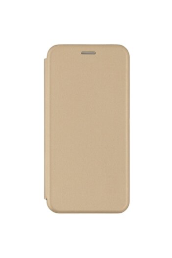 SOHO Protective case compatible with Huawei P Smart 2021 - Magnet Book Case Gold