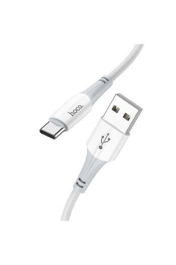 Hoco Cablu de încărcare și transfer de date, USB A la USB Tip-C, X70, 60W, 480Mbps, 1m, Alb