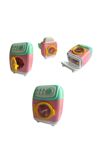 Polin Eraser Pencil Sharpener with Washing Machine Design, 3 Color Options