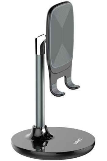 Generic LDNlO MG05 Foldable Anti-Skid Phone Stand – ABS + Aluminum, Black