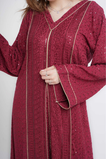 IKKXA Regal Spark Embroidered Jalabiya