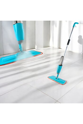 EMATTERIO Mop cu Pulverizator și Rezervor Apă, Ergonomic, Lavetă Absorbantă, Ușor de Folosit