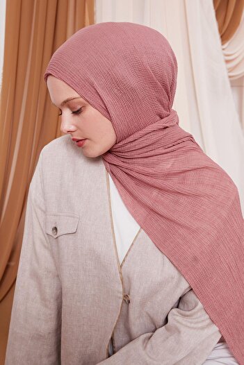 LuvenSara Muslin Shawl Dark Powder