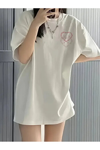 sole stories Premium Oversize κοντομάνικο μπλουζάκι με στάμπα