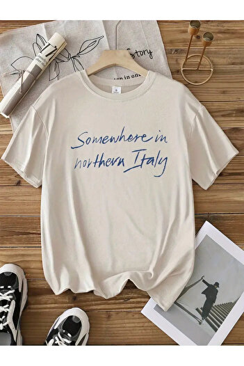 sole stories Premium Oversize κοντομάνικο μπλουζάκι με στάμπα